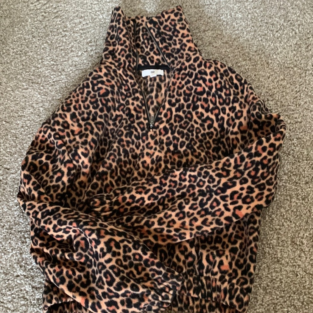 BP cheetah pullover